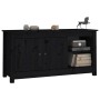 Massiver TV-Schrank aus schwarzem Kiefernholz, 103 x 36,5 x 52 cm von vidaXL, TV-Möbel - Ref: Foro24-814593, Preis: 97,32 €, ...
