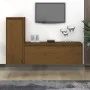 Muebles para TV 2 piezas madera maciza de pino marrón miel de vidaXL, Muebles TV - Ref: Foro24-3100117, Precio: 106,24 €, Des...