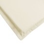 Cojín para tumbona color crema (75+105)x50x4 cm