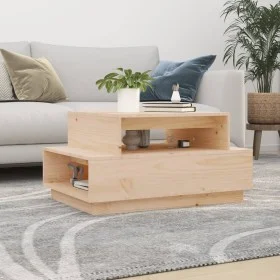 Couchtisch aus massivem Kiefernholz, 80 x 55 x 40,5 cm von vidaXL, Couchtisch - Ref: Foro24-814514, Preis: 59,56 €, Rabatt: %