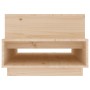 Mesa de centro de madera maciza de pino 80x55x40,5 cm