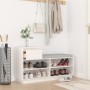 Massivholz-Schuhschrank Kiefer weiß 110x34x61 cm von vidaXL, Schuhregale und Schuhorganisatoren - Ref: Foro24-814450, Preis: ...