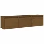 TV-Möbel 3-teilig aus massivem honigbraunem Kiefernholz von vidaXL, TV-Möbel - Ref: Foro24-3100127, Preis: 91,33 €, Rabatt: %