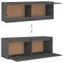 TV furniture 5 pieces solid gray pine wood by vidaXL, TV Furniture - Ref: Foro24-3100216, Price: 214,42 €, Discount: %