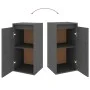 TV furniture 5 pieces solid gray pine wood by vidaXL, TV Furniture - Ref: Foro24-3100216, Price: 214,42 €, Discount: %