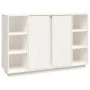 Solid white pine wood sideboard 120x35x80 cm by vidaXL, Sideboards - Ref: Foro24-814500, Price: 170,20 €, Discount: %