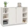 Solid white pine wood sideboard 120x35x80 cm by vidaXL, Sideboards - Ref: Foro24-814500, Price: 170,20 €, Discount: %