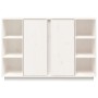 Sideboard aus massivem weißem Kiefernholz, 120 x 35 x 80 cm von vidaXL, Sideboards - Ref: Foro24-814500, Preis: 172,95 €, Rab...