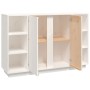 Sideboard aus massivem weißem Kiefernholz, 120 x 35 x 80 cm von vidaXL, Sideboards - Ref: Foro24-814500, Preis: 172,95 €, Rab...