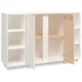 Solid white pine wood sideboard 120x35x80 cm by vidaXL, Sideboards - Ref: Foro24-814500, Price: 170,20 €, Discount: %