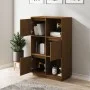 Aparador alto de madera maciza de pino marrón miel 74x35x117 cm by vidaXL, Sideboards - Ref: Foro24-814367, Price: 79,29 €, D...