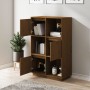 Hoher Massivholz-Pinienholz-Schrank in Honigbraun 74x35x117 cm. von vidaXL, Sideboards - Ref: Foro24-814367, Preis: 79,29 €, ...
