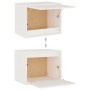 TV-Möbel 4-teilig aus massivem weißem Kiefernholz von vidaXL, TV-Möbel - Ref: Foro24-3100250, Preis: 185,36 €, Rabatt: %