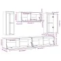 TV furniture 5 pieces solid white pine wood by vidaXL, TV Furniture - Ref: Foro24-3100245, Price: 265,17 €, Discount: %