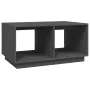 Solid gray pine wood coffee table 80x50x40 cm by vidaXL, Coffee table - Ref: Foro24-814436, Price: 54,68 €, Discount: %
