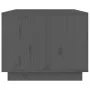 Mesa de centro madera maciza de pino gris 80x50x40 cm de vidaXL, Mesas de centro - Ref: Foro24-814436, Precio: 54,68 €, Descu...