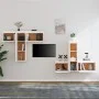 TV-Ständer 6-tlg. aus massivem Kiefernholz weiß von vidaXL, TV-Möbel - Ref: Foro24-3100255, Preis: 262,91 €, Rabatt: %