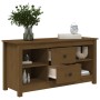 TV-Schrank aus massivem Kiefernholz, honigbraun, 103 x 36,5 x 52 cm von vidaXL, TV-Möbel - Ref: Foro24-814572, Preis: 85,03 €...