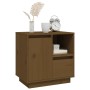 Nachttische 2 Stück Massivholz Kiefer honigbraun 50x34x50 cm von vidaXL, Nachttische - Ref: Foro24-814486, Preis: 88,86 €, Ra...