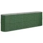 Jardinera arriate acero recubrimiento polvo verde 224x40x68 cm de vidaXL, Maceteros y jardineras - Ref: Foro24-318898, Precio...