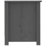 Schuhschrank aus massivem grauem Kiefernholz 110x38x45,5 cm von vidaXL, Schuhregale und Schuhorganisatoren - Ref: Foro24-8145...