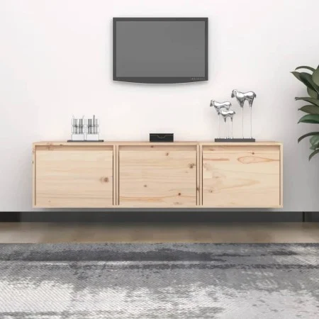 Muebles para TV 3 piezas madera maciza de pino de vidaXL, Muebles TV - Ref: Foro24-3100124, Precio: 108,33 €, Descuento: %