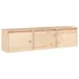 Muebles para TV 3 piezas madera maciza de pino de vidaXL, Muebles TV - Ref: Foro24-3100124, Precio: 108,33 €, Descuento: %