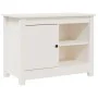 Massiver TV-Schrank aus weißem Kiefernholz, 70 x 36,5 x 52 cm von vidaXL, TV-Möbel - Ref: Foro24-814580, Preis: 87,63 €, Raba...