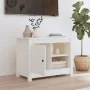 Massiver TV-Schrank aus weißem Kiefernholz, 70 x 36,5 x 52 cm von vidaXL, TV-Möbel - Ref: Foro24-814580, Preis: 87,63 €, Raba...