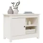 Massiver TV-Schrank aus weißem Kiefernholz, 70 x 36,5 x 52 cm von vidaXL, TV-Möbel - Ref: Foro24-814580, Preis: 87,63 €, Raba...