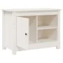 Massiver TV-Schrank aus weißem Kiefernholz, 70 x 36,5 x 52 cm von vidaXL, TV-Möbel - Ref: Foro24-814580, Preis: 87,63 €, Raba...