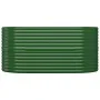 Green powder coated steel flower bed planter 152x80x68 cm by vidaXL, Pots and planters - Ref: Foro24-318948, Price: 71,18 €, ...