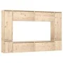 TV-Möbel 8-teilig aus massivem Kiefernholz von vidaXL, TV-Möbel - Ref: Foro24-3100194, Preis: 419,62 €, Rabatt: %