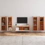 Muebles para TV 3 piezas madera maciza de pino de vidaXL, Muebles TV - Ref: Foro24-3100209, Precio: 322,85 €, Descuento: %