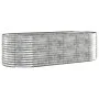 Steel flower bed silver powder coated planter 249x100x68 cm by vidaXL, Pots and planters - Ref: Foro24-319067, Price: 162,59 ...