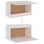 TV-Möbel 3-teilig aus massivem weißem Kiefernholz von vidaXL, TV-Möbel - Ref: Foro24-3100120, Preis: 152,21 €, Rabatt: %