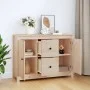 Sideboard aus massivem Kiefernholz, 100 x 35 x 74 cm von vidaXL, Sideboards - Ref: Foro24-814564, Preis: 128,30 €, Rabatt: %