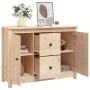 Sideboard aus massivem Kiefernholz, 100 x 35 x 74 cm von vidaXL, Sideboards - Ref: Foro24-814564, Preis: 128,30 €, Rabatt: %