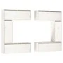 TV furniture 6 pieces solid white pine wood by vidaXL, TV Furniture - Ref: Foro24-3100200, Price: 313,91 €, Discount: %