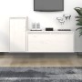 TV-Möbel 2-teilig aus massivem weißem Kiefernholz von vidaXL, TV-Möbel - Ref: Foro24-3100110, Preis: 109,67 €, Rabatt: %