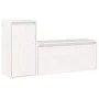 TV furniture 2 pieces solid white pine wood by vidaXL, TV Furniture - Ref: Foro24-3100110, Price: 112,64 €, Discount: %