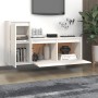 TV-Möbel 2-teilig aus massivem weißem Kiefernholz von vidaXL, TV-Möbel - Ref: Foro24-3100110, Preis: 109,67 €, Rabatt: %