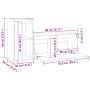 TV-Möbel 2-teilig aus massivem weißem Kiefernholz von vidaXL, TV-Möbel - Ref: Foro24-3100110, Preis: 109,67 €, Rabatt: %