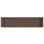 Brown powder coated steel flower bed planter 296x80x68 cm by vidaXL, Pots and planters - Ref: Foro24-318960, Price: 112,57 €,...