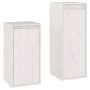 TV-Möbel 2-teilig aus massivem weißem Kiefernholz von vidaXL, TV-Möbel - Ref: Foro24-3100155, Preis: 95,51 €, Rabatt: %