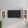 TV-Möbel 2-teilig aus massivem weißem Kiefernholz von vidaXL, TV-Möbel - Ref: Foro24-3100155, Preis: 95,51 €, Rabatt: %