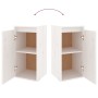 TV-Möbel 2-teilig aus massivem weißem Kiefernholz von vidaXL, TV-Möbel - Ref: Foro24-3100155, Preis: 95,51 €, Rabatt: %