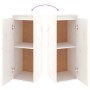 TV-Möbel 2-teilig aus massivem weißem Kiefernholz von vidaXL, TV-Möbel - Ref: Foro24-3100155, Preis: 95,51 €, Rabatt: %