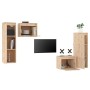 TV-Möbel 4-teilig aus massivem Kiefernholz von vidaXL, TV-Möbel - Ref: Foro24-3100249, Preis: 193,41 €, Rabatt: %