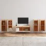 TV-Möbel 5-teilig aus massivem Kiefernholz von vidaXL, TV-Möbel - Ref: Foro24-3100214, Preis: 219,82 €, Rabatt: %